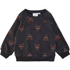 The New Oberteile The New Geschwister Sweatshirt - Phantom m. Leoparde