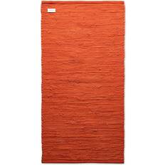Rug Solid Cotton 65 x 135 cm Orange Orange