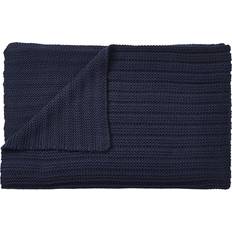 Muuto Tæpper Muuto Ample Plaid, Midnight Tæppe Blå (160x)