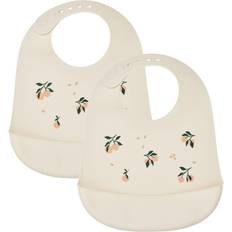 Liewood Tilda Silikon Haklapp 2-pack Peach/Sea Shell Mix
