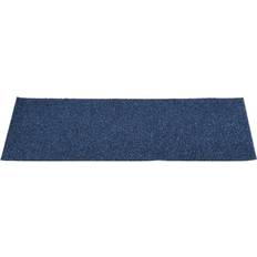 Tufado Alfombras de escalera vidaXL Alfombrilla Autoadhesiva Escalera 15 Uds Azul 60x25 cm Azul