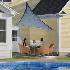 Blue Sail Awnings ShelterLogic 25734 Sun Shade Sail Heavy Weight 16 ft. Triangle