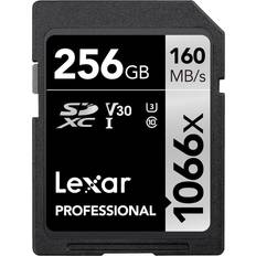 Memory Cards & USB Flash Drives LEXAR SD Professional 1066X 160MB/s Read Flash Memory Card 256GB