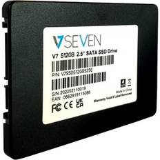 Hårddisk V7SSD512GBS25E 512 GB