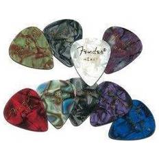 Fender Plekter Fender 351 Premium Celloid Picks 12stk HEAVY Grøn MOTO