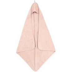 Roze Babyhanddoeken Jollein badcape badstof Pale Pink Maat