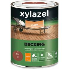 Marrone - Utilizzo Esterno Pitture Protective Oil Xylazel Decking Teak 750 ml Marrone