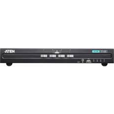 KVM-kytkimet Aten KVMP-kytkin, 4-porttinen USB DVI Secure, musta