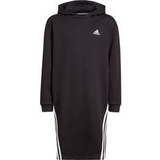 Adidas primegreen adidas Primegreen Future Icons 3-Stripes Hooded Dress - Black/White (H26606)