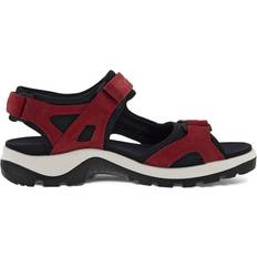 Red Sport Sandals ecco Yucatan W - Chili Red Emboss Upcycle Edition