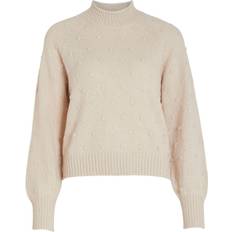 Vila Detailed Knit Sweater - Birch