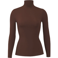 SKIMS Fits Everybody Turtleneck Top - Deep Neutral