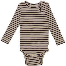 Petit Piao Striped Body L/S - Mysteriosa/Tapioka