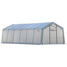 ShelterLogic GrowIt Walk-Thru Greenhouse 24x12ft Stainless Steel