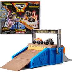 Monster Jam Ensembles de jeu Monster Jam Circuit voitures Playset Mini Freestyle Flip Arena