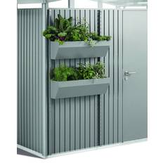 Krukker, Planter & Dyrkning Biohort blomsterkassesæt kvartsgrå metallic Plantekasse