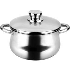 Fagor Olla Inox Silverinox 6.8L + Tapa Acero Inoxidable 18/10 Cromado (Ø 24 cm) 24 cm