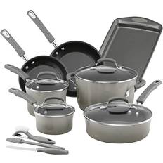 Rachael Ray Classic Brights Cookware Set with lid 14 Parts