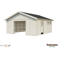 Palmako Enkelgarage Andre 21,5 m2 kit obehandlad (Areal )