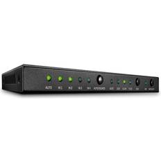 Câbles Lindy HDMI 2.0 18G Switch With Audio - Commutateur Vidéo/Audio - 4 x HDMI - De Bureau