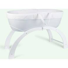 Shnuggle Senge Shnuggle Dreami Moses Basket & Stand-Grey Base New