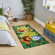 80x150cm Brooklyn Kids 53747 Green Hand Carved Durable Children Mats