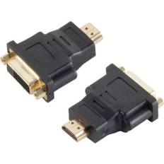 Kabler Shiverpeaks Adapter HDMI > DVI ST-BU vergoldet