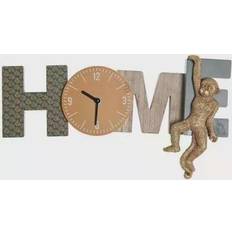 Gul Vægdekorationer Dkd Home Decor Vægdekoration MDF Abe Tropisk 42 Vægdekorationer