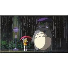 My Neighbor Totoro Wooden Wall Art Bus Stop Art encadré