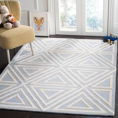 Safavieh Kids Triangles White, Blue