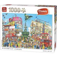 King Puslespil King Piccadilly Circus Comic puslespil på 1000 brikker fra