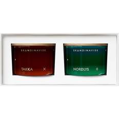 Skandinavisk Fire & Light Mini Doftljus 90g 2st