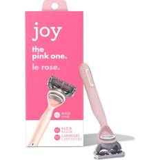 Joy Razor Handle 2 Blade Refills Pink 1 Razor