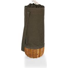 Unisex Tassen en boodschappentassen Picnic Time Malbec Insulated Canvas and Willow Wine Bottle Basket Unisex