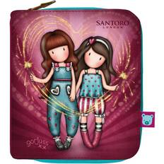 Safta Gorjuss Portefeuille Fireworks Bordeaux - 10 x 12 x 3 cm