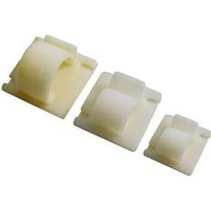 Natural Colgadores de Cuadros WOT-NOTS Cable Clips - Self Adhesive Colgador de Cuadros