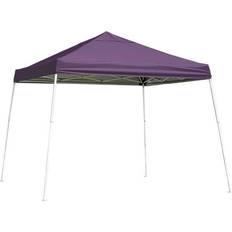 Garden & Outdoor Environment ShelterLogic 22706 12 ft. Sport Pop-up Canopy Slant Leg Purple Cover