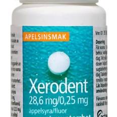 Xerodent Receptfria läkemedel Actavis Xerodent, sugtablett 28,6 mg/0,25 mg