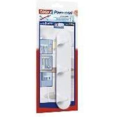 Plast Billedkroge TESA POWERSTRIPS® Hook strip White Content: Billedkrog