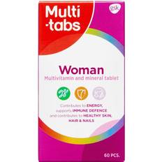 B-vitamiinit Vitamiinit ja Mineraalit Multi-tabs Woman tabletter 60