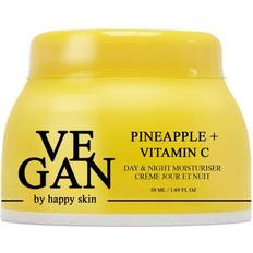 Vegan by Happy Skin Vegan Skin Unisex PINEAPPLE + VITAMIN C day & night moisturiser 50ml