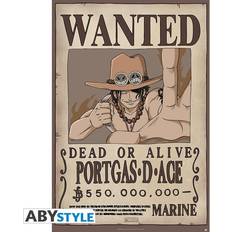 GB Eye One Piece Poster 91X61 - Wanted Ace Plakat