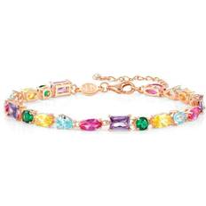 Nomination Pink Bracelets Nomination Colour Wave Multi-Coloured Cubic Zirconia Bracelet 149801/026