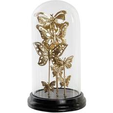 Dkd Home Decor Dekorativ figur Krystal Sort Gylden Dekorationsfigur