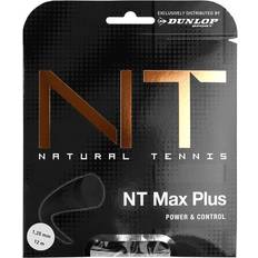 Cordes de tennis Dunlop NT Max Plus Cordage En Garniture 12m Noir noir