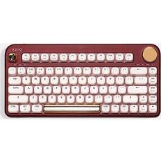 IZO Trådlöst BT5/USB PC och Mac Mekaniskt Tangentbord Barock Ros