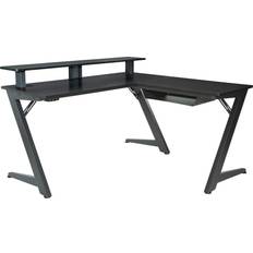 LED Lights Gaming Desks Avatar Battlestation Gaming Desk Black