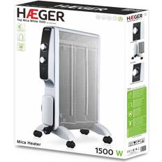 Konvektionsheizgeräte reduziert Haeger Top Mica White 1500 W Heizgerät