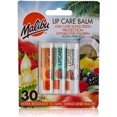 Malibu Lip Care Balm Spf 30 Three Pack