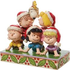 Red Figurines Peanuts Holiday Pyramid Figurine